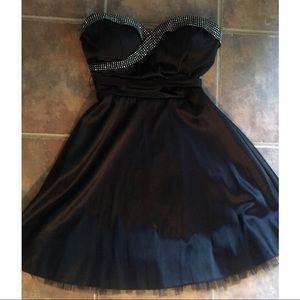 Black cocktail dress